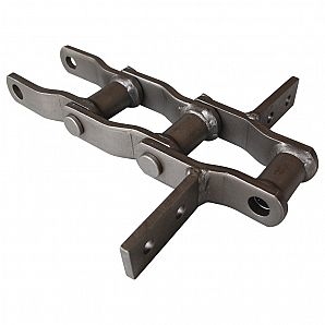 Cadena transportadora de raspadores para máquinas de granos