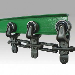 Cadena transportadora de accionamiento aéreo desmontable forjada